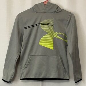 Under Armour Size YMD Kids Gray Hoodie